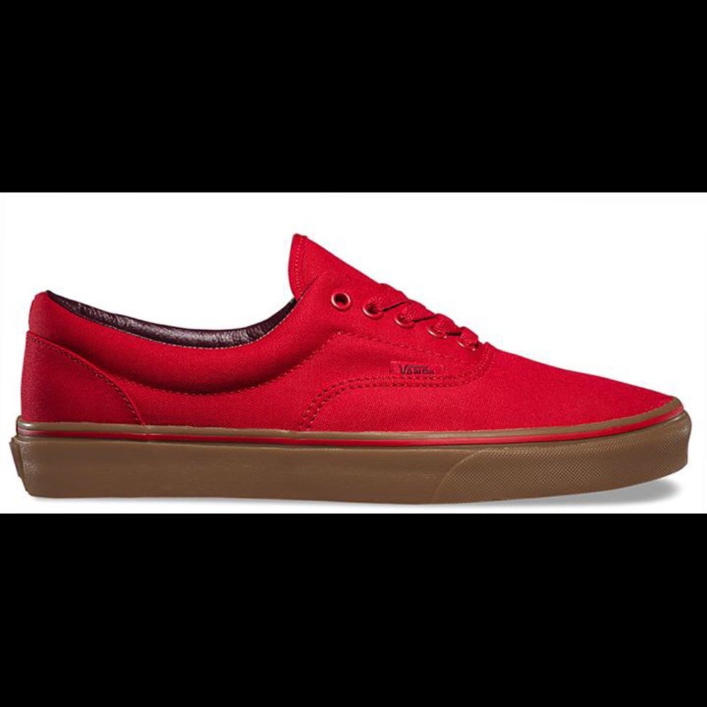 NWOT Red Vans Era Size 12